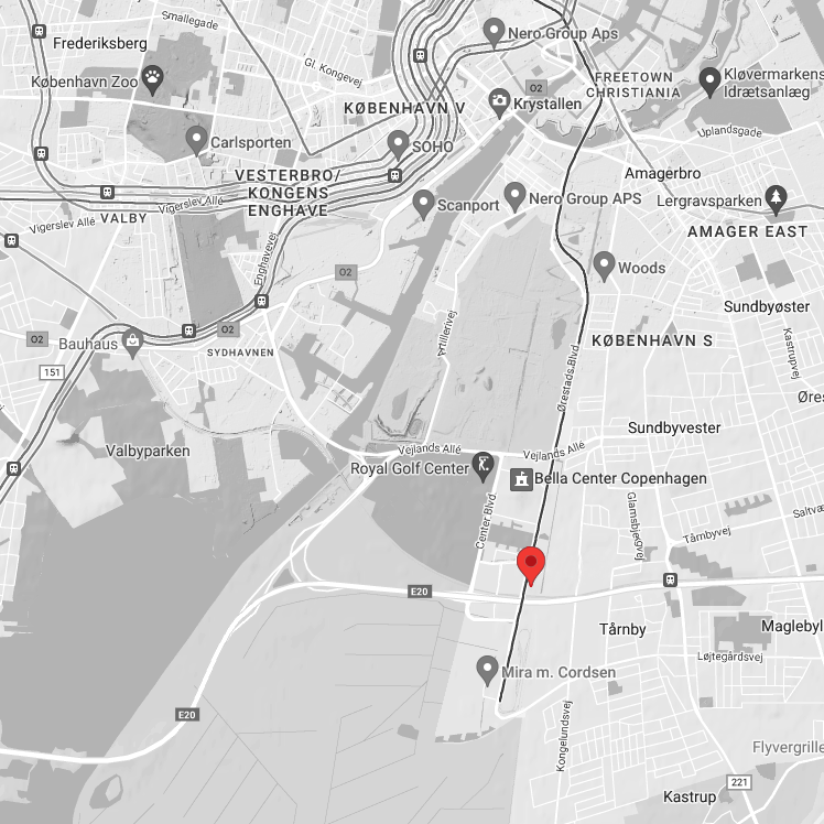 Map bw square